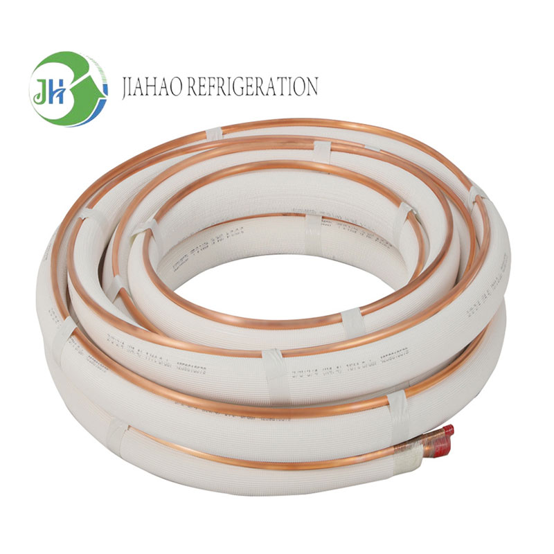 HVAC PE Embossed Insulation Copper Pipe Mini Split Line Set
